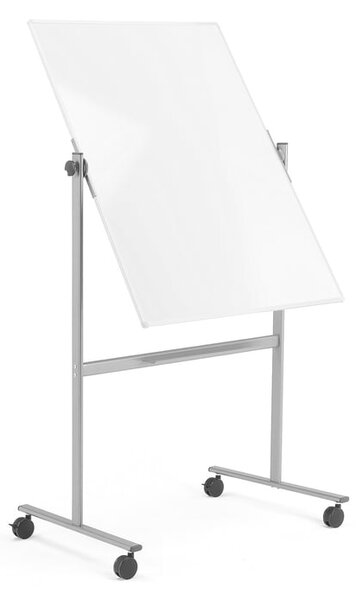 AJ Produkty Bílá magnetická tabule DORIS, mobilní, oboustranná, 1005x1205 mm