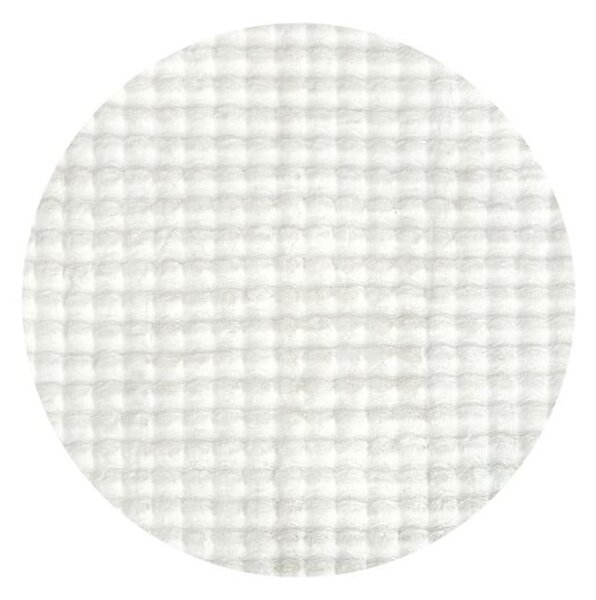 Bílý pratelný kulatý koberec ø 120 cm Bubble White – Mila Home