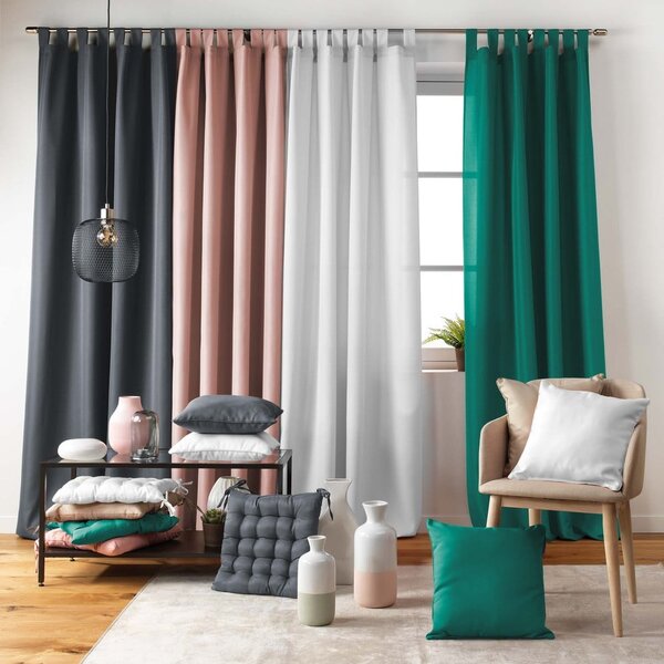 Tmavě šedý závěs 140x260 cm Essentiel – douceur d'intérieur