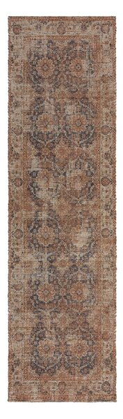 Ručně tkaný běhoun s příměsí juty v přírodní barvě 60x230 cm Miley – Flair Rugs