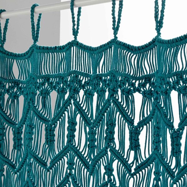 Modrý závěs do dveří 90x200 cm Macarena – douceur d'intérieur