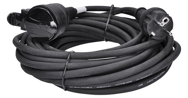 SOLIGHT Prodlužovací přívod 10m, 1 zásuvka IP44, 3 x 2.5mm2, kabel guma-neopren H07RN-F