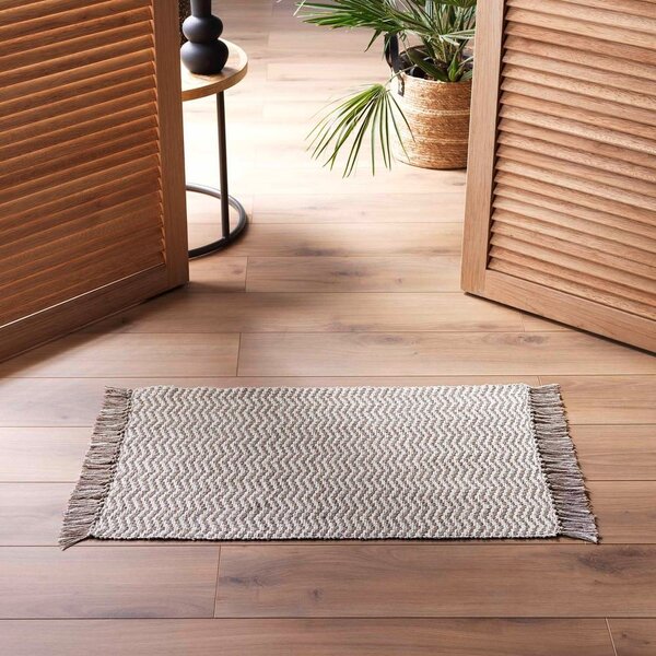 Světle hnědý pratelný koberec 50x80 cm Alessia – douceur d'intérieur