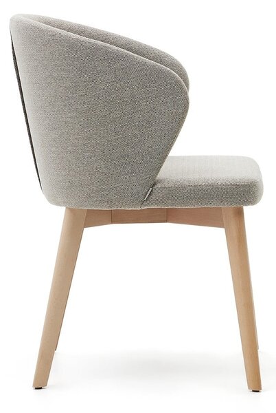 Béžové čalouněné jídelní křeslo Darice – Kave Home