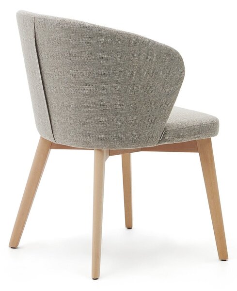 Béžové čalouněné jídelní křeslo Darice – Kave Home