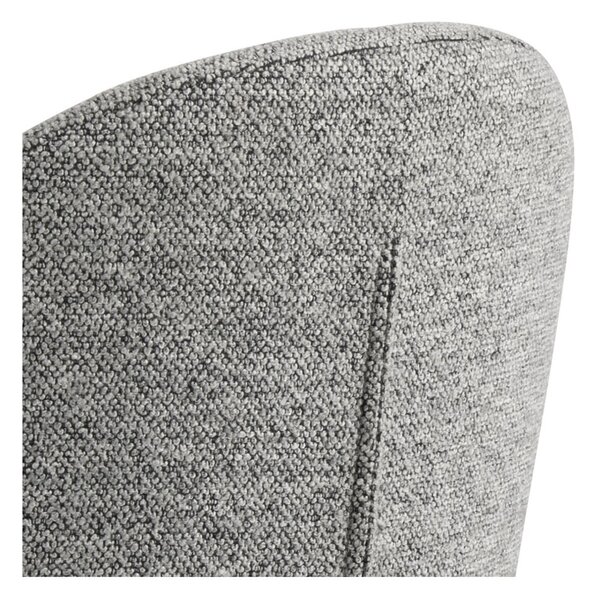 Černo-šedá barová židle s nastavitelnou výškou (výška sedáku 55 cm) Patricia – Actona