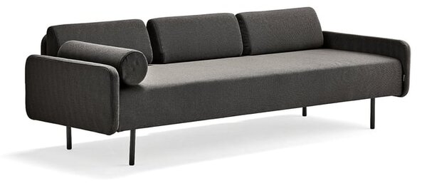 AJ Produkty Pohovka TRENDY, 3místná, textilní potah, hnědá