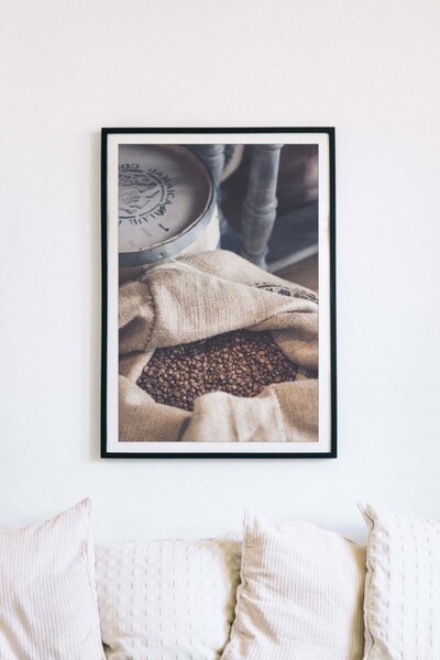 Kávová zrnka Samolepící 20 x 30 cm