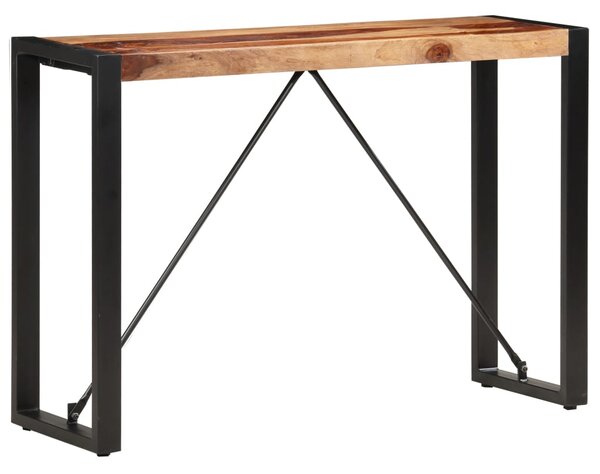 Konzolový stolek 110 x 35 x 76 cm masivní sheeshamové dřevo