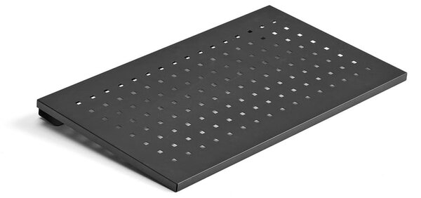 AJ Produkty Perforovaný panel na stolový paraván ZONE, 681x390 mm, černý