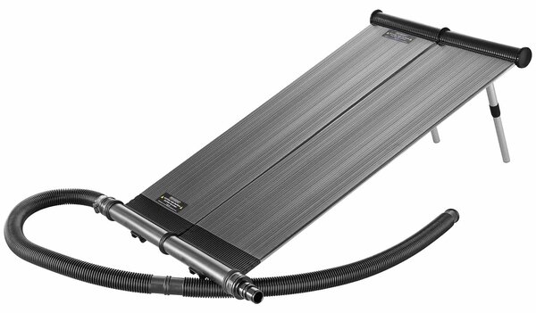FurniGO Solární panel pro ohřev vody 116x66x6 cm - antracit
