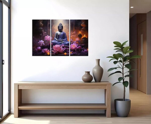 Obraz na plátně Budha a svatyně