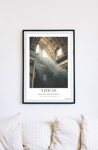 Slunce Vatikánu Fotopapír 30 x 40 cm