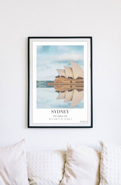 Sydneyská opera Samolepící 20 x 30 cm