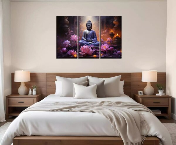 Obraz na plátně Budha a svatyně