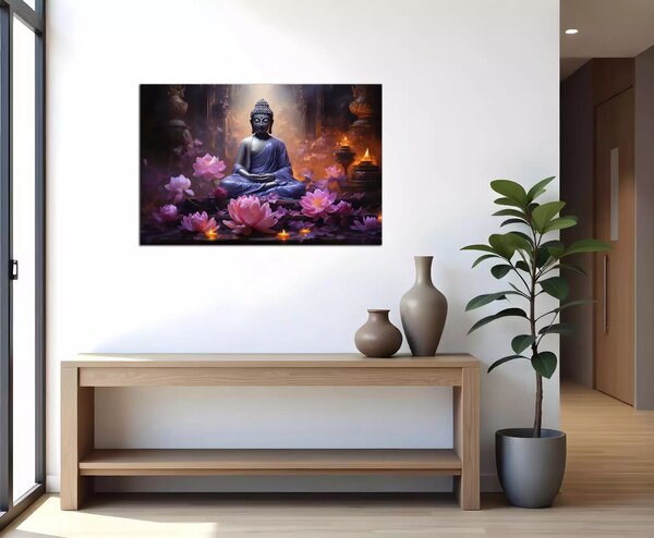Obraz na plátně Budha a svatyně
