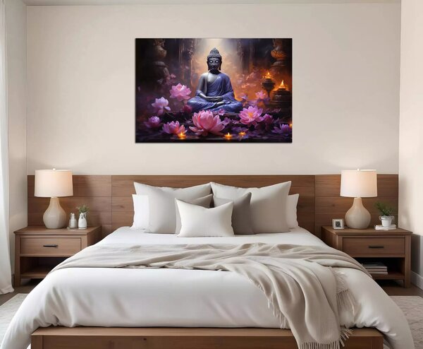 Obraz na plátně Budha a svatyně