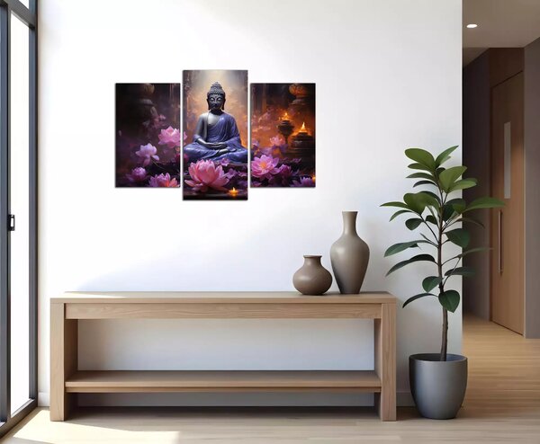 Obraz na plátně Budha a svatyně
