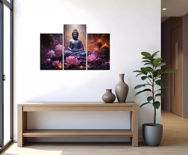 Obraz na plátně Budha a svatyně