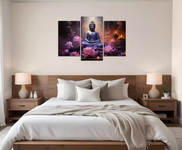 Obraz na plátně Budha a svatyně