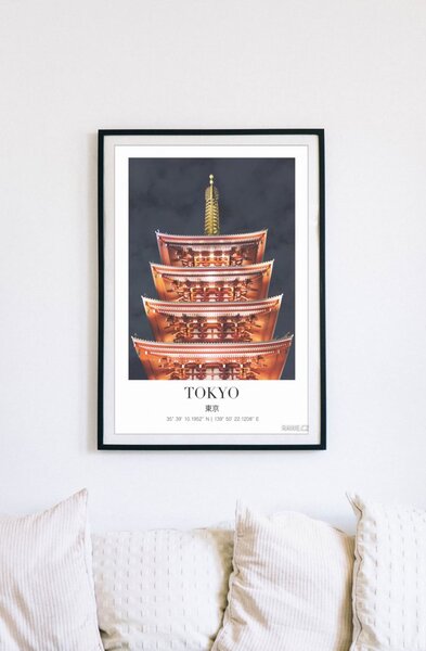 Tokio historické Fotopapír 30 x 40 cm