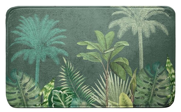 Zelená koupelnová předložka 45x75 cm Vagabonde – douceur d'intérieur