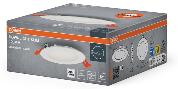 LED podhledové svítidlo DOWNLIGHT 120, nastavitelná bílá OSRAM