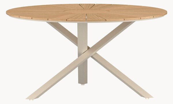 Kulatý zahradní stůl's deskou z teakového dřeva Mexico, Ø 140 cm