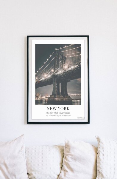 Manhattan Bridge Samolepící 30 x 40 cm