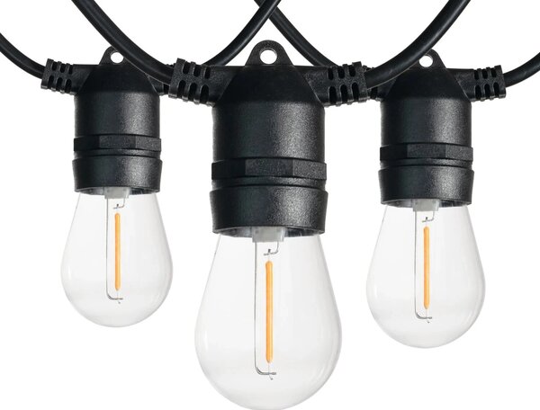 T-LED LED světelný řetěz STL10M 10m, 10xE27, IP65