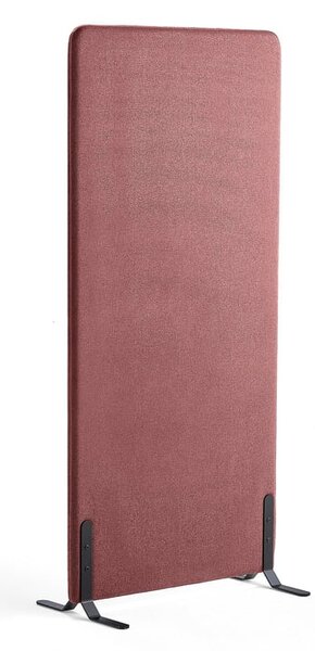 AJ Produkty Paraván ZONE, 1700x800x46 mm, potah Rivet, černé nohy, červenofialová