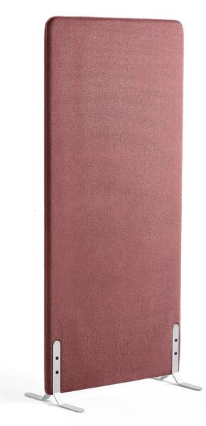 AJ Produkty Paraván ZONE, 1700x800x46 mm, potah Rivet, bílé nohy, červenofialová