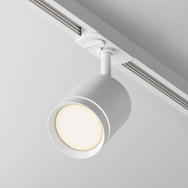 Maytoni Reflektorové LED svítidlo 5W pro 1F systém UNITY, v. 80 mm, 3000K nestmívatelné, bílé