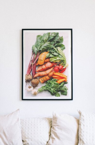 Kořenová zelenina Fotopapír 70 x 100 cm