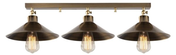 Stropní svítidlo v bronzové barvě s kovovým stínidlem ø 24 cm Berceste – Opviq lights