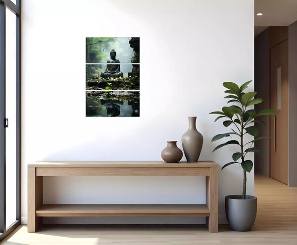 Obraz na zeď Budha a džungle