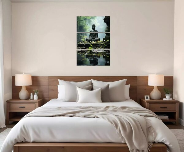 Obraz na zeď Budha a džungle