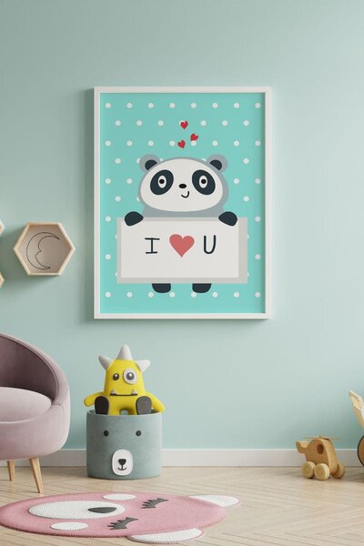 Miluju tě! Panda Samolepící 30 x 40 cm
