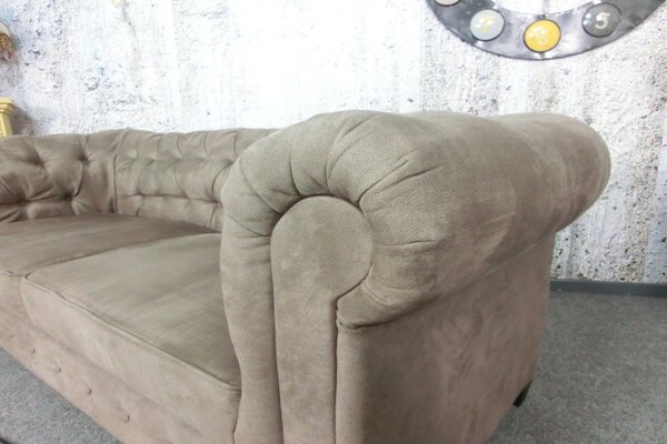 (3013) CHELLI Chesterfield pohovka hnědá