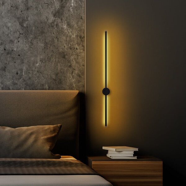 Černé LED nástěnné svítidlo Sword – Opviq lights
