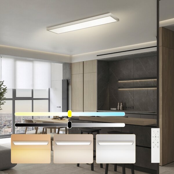 Brilagi-LED Stmív. koupelnové svítidlo FRAME SMART LED/50W/230V 120x30 IP44 + DO