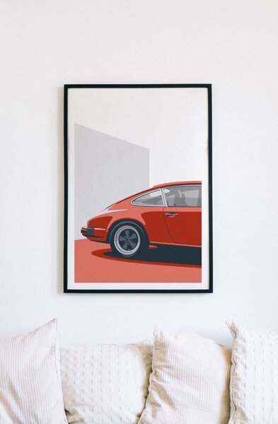 Porsche 911 Fotopapír 20 x 30 cm