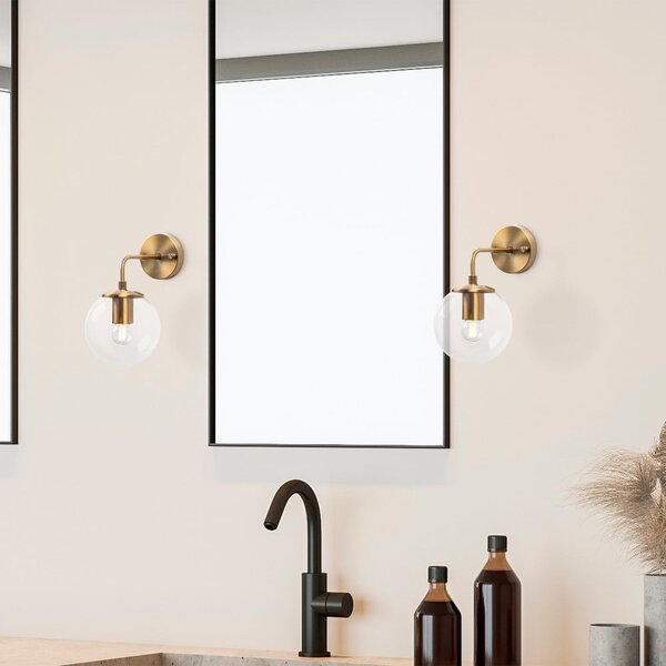 Nástěnné svítidlo v mosazné barvě ø 15 cm Viran – Opviq lights