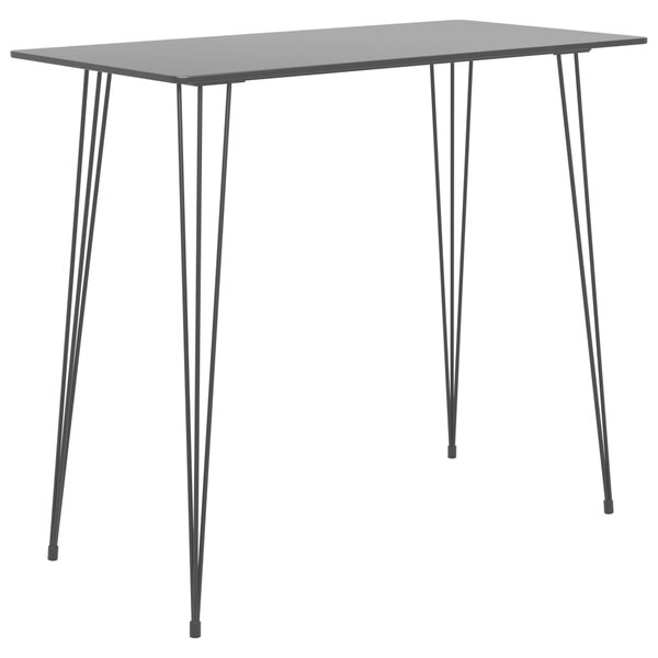 Barový stůl černý 120x60x105 cm