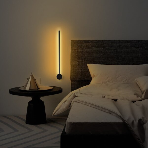 Černé LED nástěnné svítidlo Sword – Opviq lights
