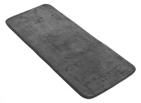 Antracitová koupelnová předložka 50x120 cm Vitamine – douceur d'intérieur