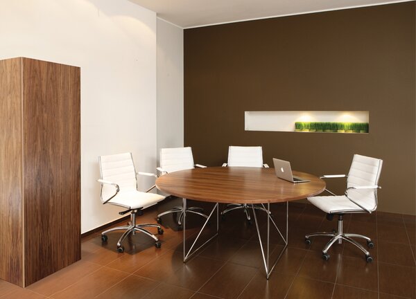 NARBUTAS - Jednací stůl AIR EXECUTIVE Ø 120 cm