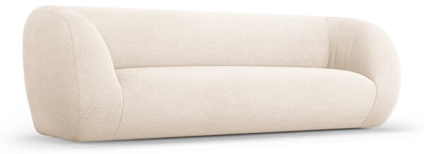Krémová pohovka z textilie bouclé 230 cm Essen – Cosmopolitan Design