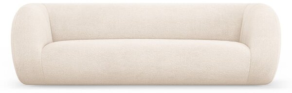 Krémová pohovka z textilie bouclé 230 cm Essen – Cosmopolitan Design