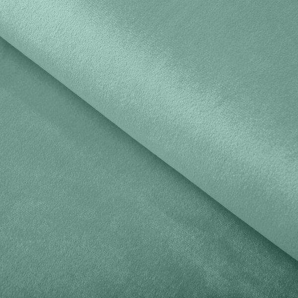 Biante Sametový oválný ubrus Velvet Premium SVP-048 Pastelová ledově zelená 60x100 cm